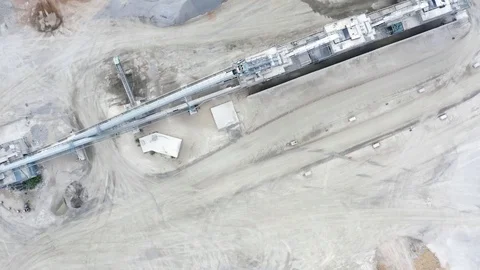 Cement manufacturing site Stock Footage 110629034