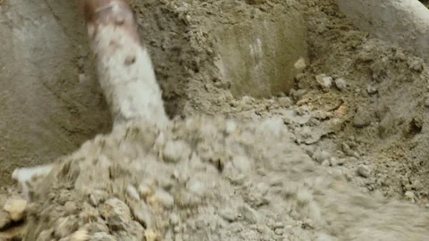 Cement mix in the pelvis Stock Footage 79540063
