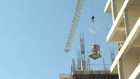 Cement mixer 4 Video stock 318949388