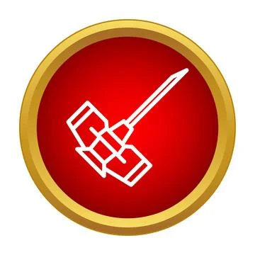 Cement mixer drill attachment vector icon design イラスト素材