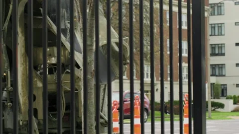 Cement Mixer Stock Footage 238861020