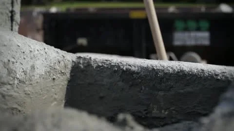 Cement Mixer Machine Close up Stock-Footage 21110507