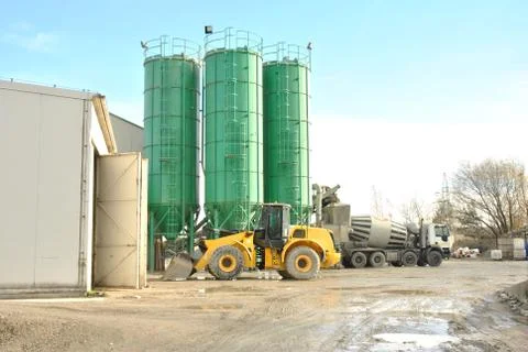 Cement plant Stock Photos