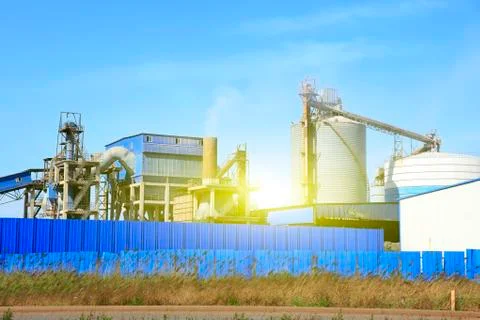 Cement plant Stock Photos