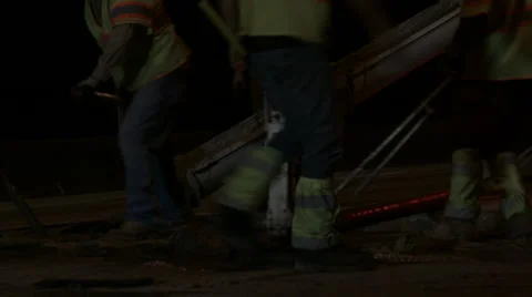 Cement Pouring Stock Footage 44612958