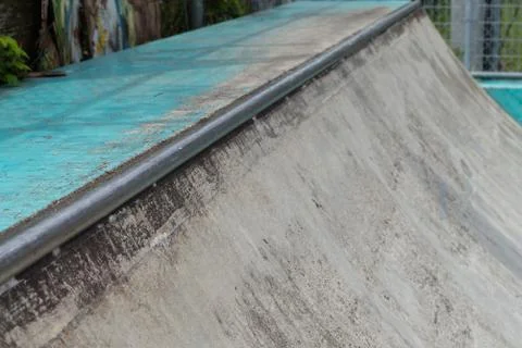 Cement Quarter Pipe Stock Photos