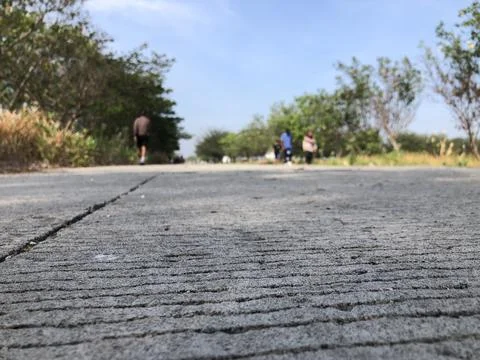 Cement road Stock Photos