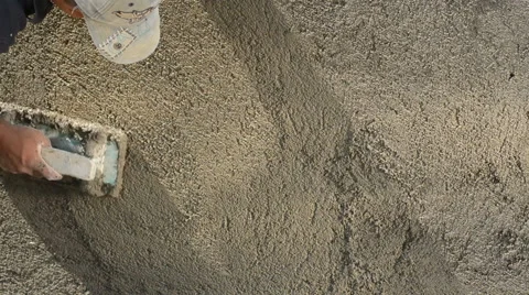Cement spreading on a wall Stock Footage 43200110