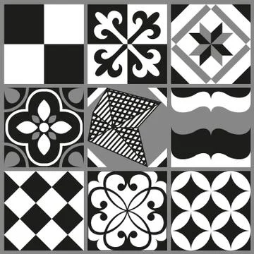 Cement tile background Stock Illustration