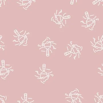Cement wall plaster line seamless pattern Illustrazione stock