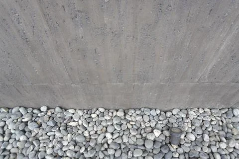 Cement wall texture background with peeling white paint. Fotos de archivo