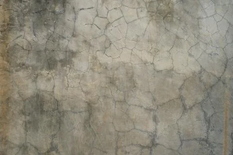 Cement wall texture with fine cracks Stock Photos