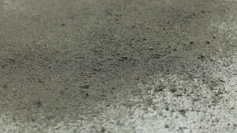Cement on a white background. Cigarette ash is like cement, a lot of dust Stock Footage 245852005