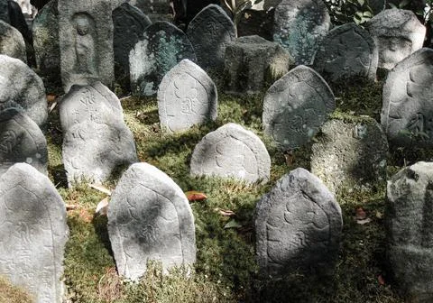 Cementerio de piedras -  graveyard of stones Stock Photos