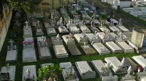 Cementery - graveyard 1 Stock Footage 8979825