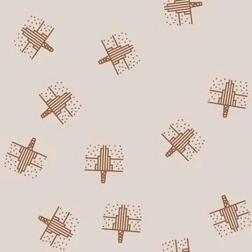 Cementing operation petroleum engineer line seamless pattern イラスト素材