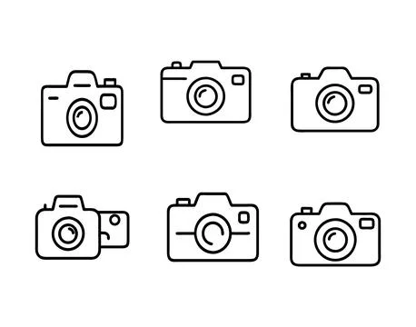 CEMERA icon set Stock Illustration