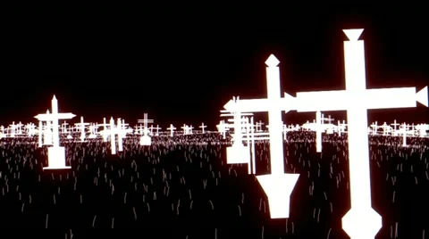 Cemetary CG (HD) Stock-Footage 11438190