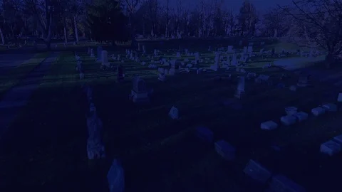 Cemetary dark 1 Stock-Footage 115555109