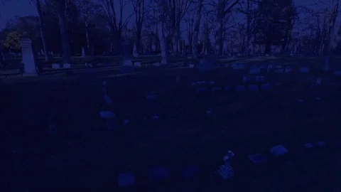 Cemetary dark 2 Stock-Footage 115555153