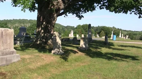 Cemetary Stock Footage 7752195