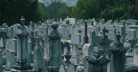 Cemetary Video stock 78989620
