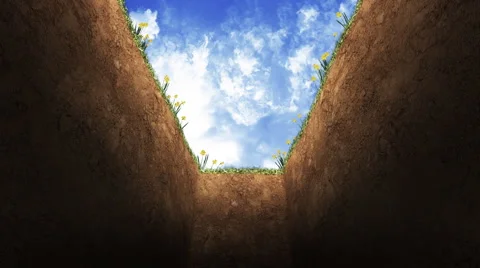 Cemetary Grave in the Sunlight Stock Footage 49471271