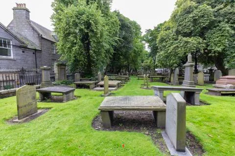 Cemetary View Stock Photos