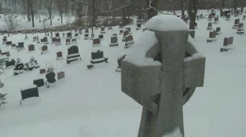 Cemetery 01 스톡 동영상 1012233