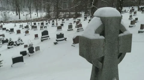 Cemetery 03 스톡 동영상 1015077