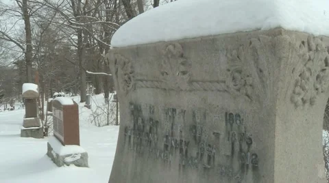 Cemetery 05 Stock Footage 1015316