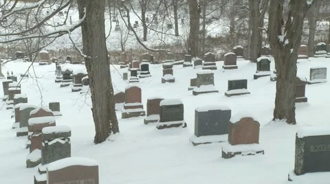 Cemetery 07 Stock Footage 1016394