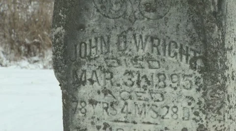 Cemetery 15 Stock Footage 1024351