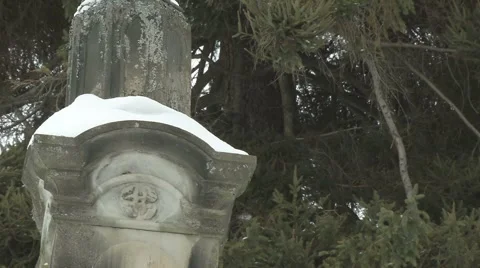 Cemetery 16 Stock Footage