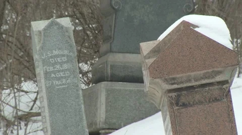 Cemetery 19 스톡 동영상 1034427