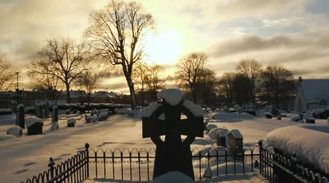 Cemetery 2 Stock Footage 12206868