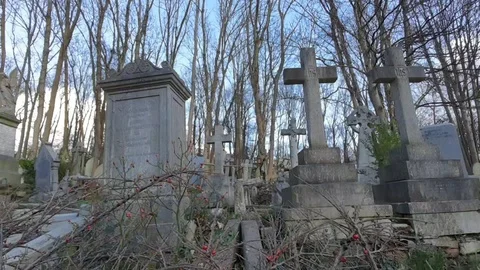 Cemetery 2 Stock Footage