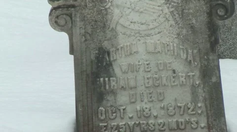 Cemetery 20 스톡 동영상 1036607