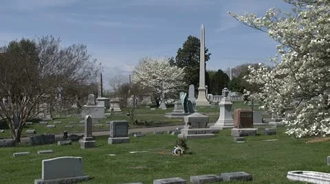 CEMETERY 3 Video stock 11192740