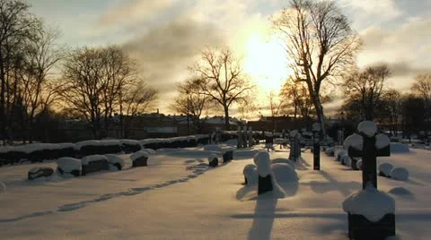 Cemetery 3 Vídeos de archivo 12206895