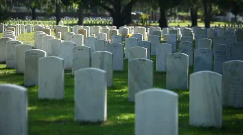 Cemetery-9380a Stock Footage 10886876