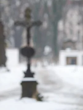 Cemetery background Stock Photos