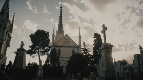 Cemetery, cenobio Stock Footage 104924593