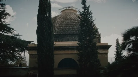 Cemetery, chapel Stock Footage 104918888