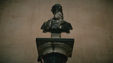 Cemetery, dark statue Stock Footage 104920153