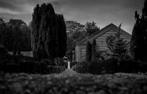 Cemetery in Denmark Stock Photos