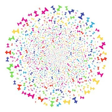 Cemetery Exploding Globula Illustrazione stock