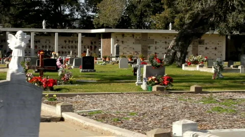 Cemetery Stock Footage 597405