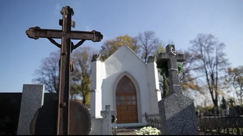 Cemetery Stock Footage 919709