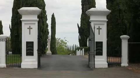 Cemetery Stock Footage 11142497